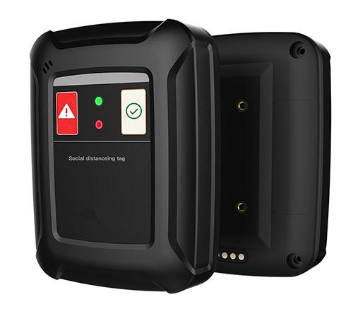 BWSENSING Social distancing tag Proximity Trace UWB beacon distance measuring Working group health