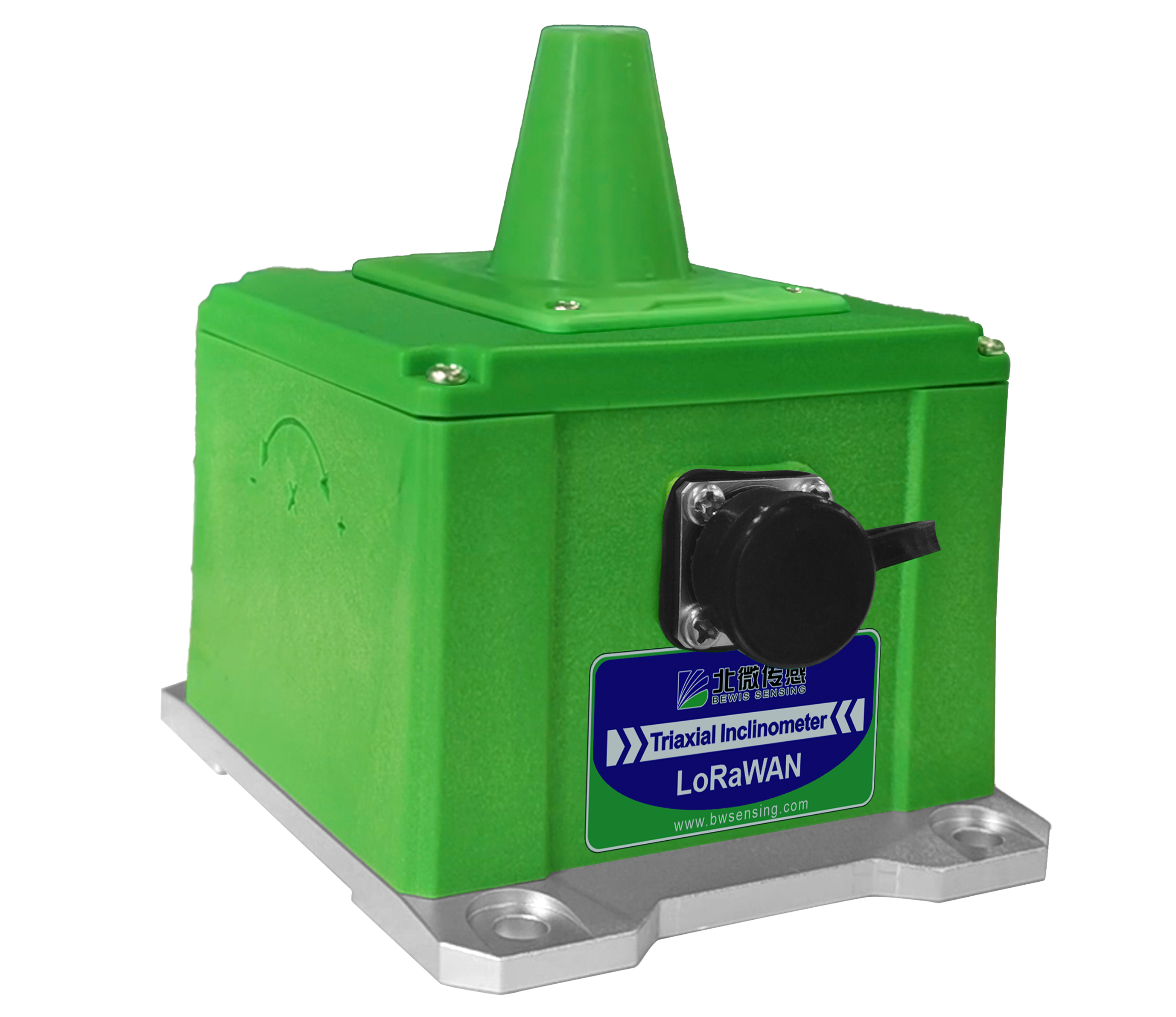 BWSENSING LoRaWAN Wireless High Accuracy Triaxial Tiltmeter / Inclinometer
